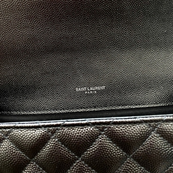 Yves Saint Laurent Black Quilted Leather Shoulder Bag - Picture 7 of 9